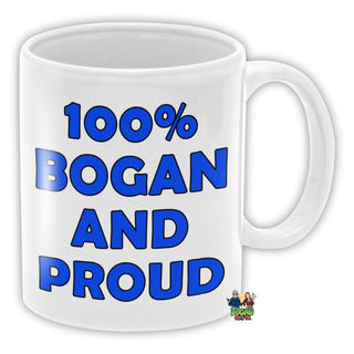 100% Bogan And Proud Coffee Mug - Bogan Gift Co