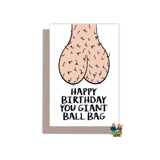 Happy Birthday You Giant Ballbag - Bogan Gift Co