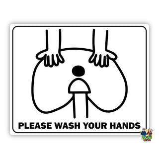 Please Wash Your Hands Sign - Bogan Gift Co
