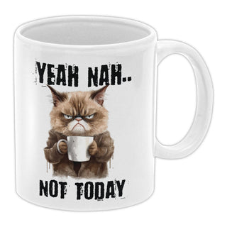 Yeah Nah, Not Today Coffee Mug - Bogan Gift Co